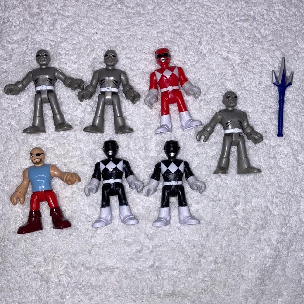 Fisher price imaginext power rangers putty patrolpack figures